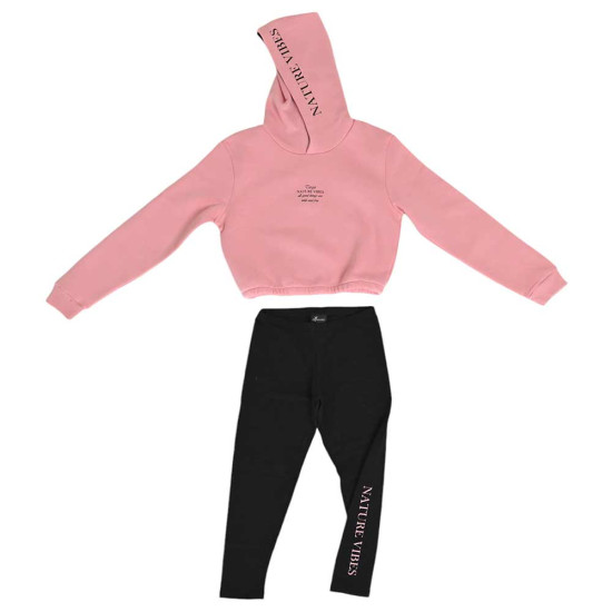 Target Παιδικές φόρμες σετ Fleece Hoodie & Leggings